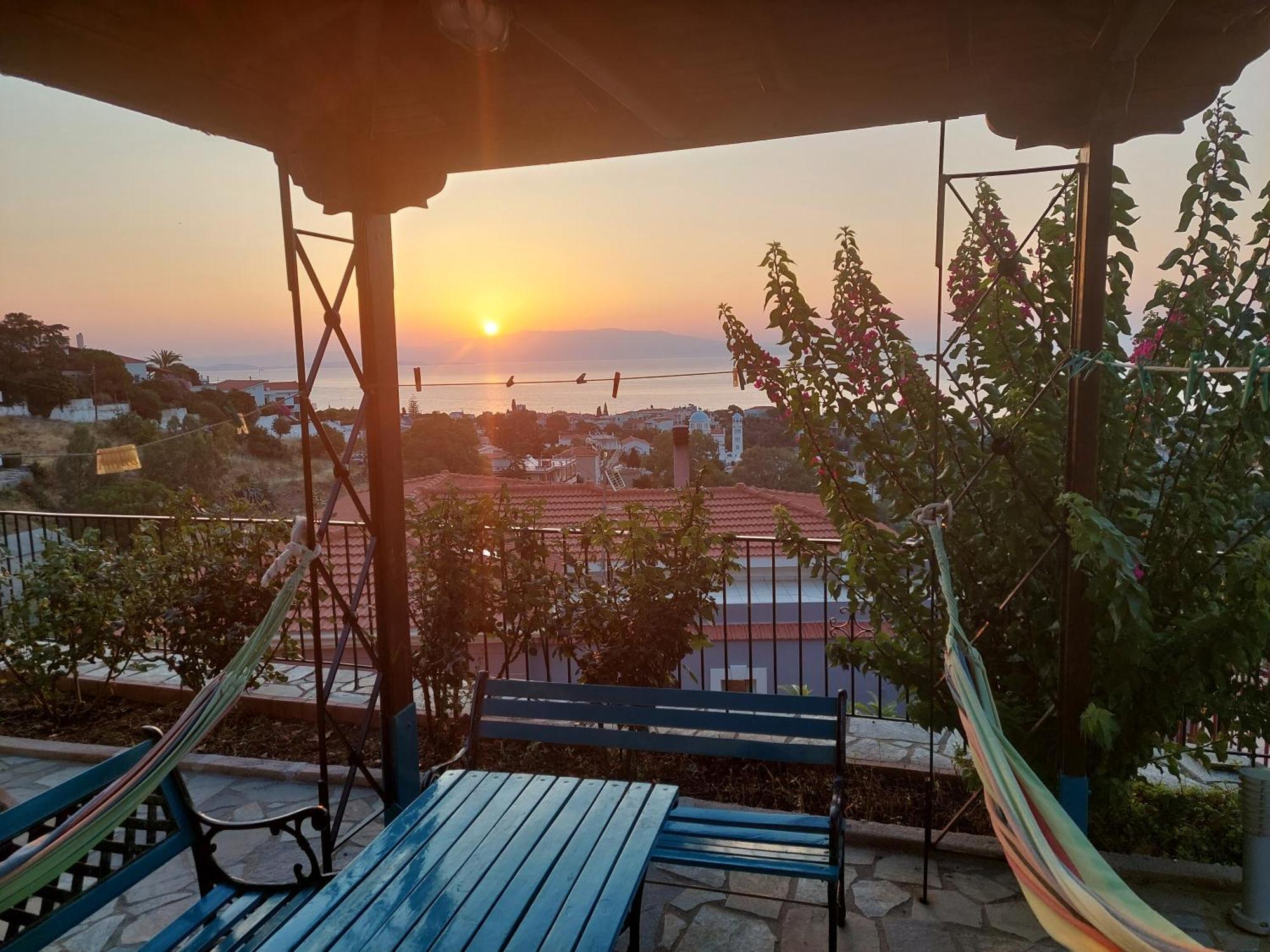 Depys' View Villa Vrontádos Dış mekan fotoğraf