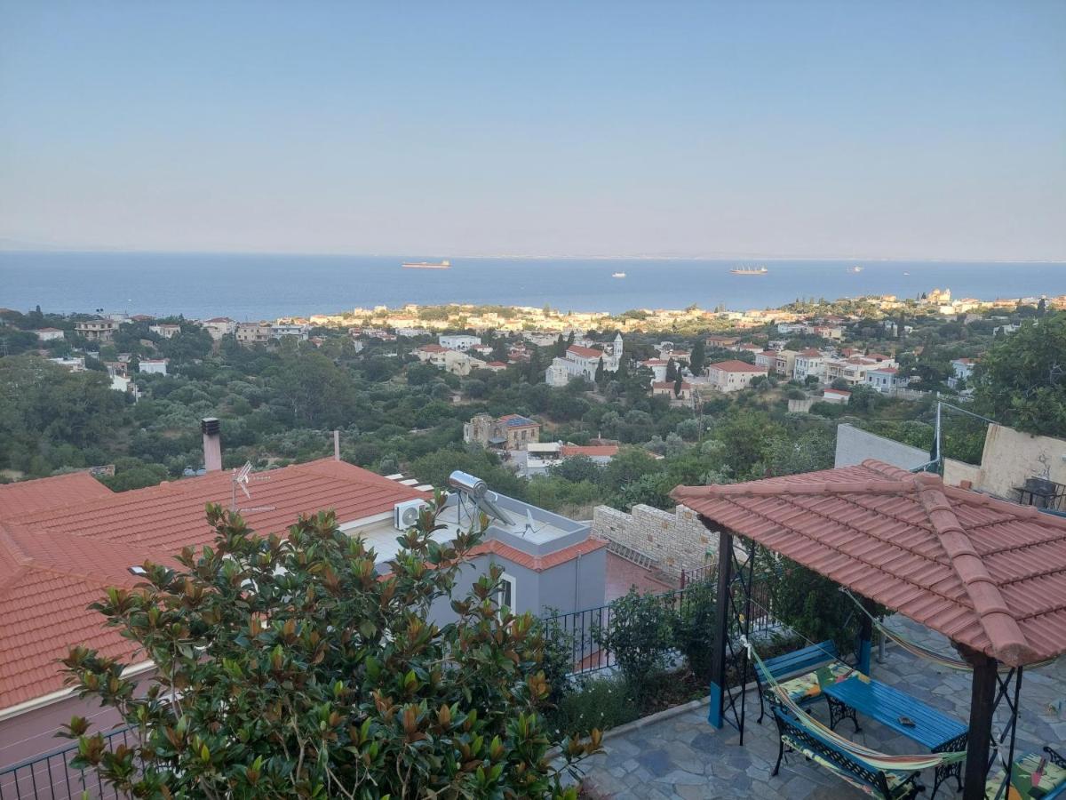 Depys' View Villa Vrontádos Dış mekan fotoğraf