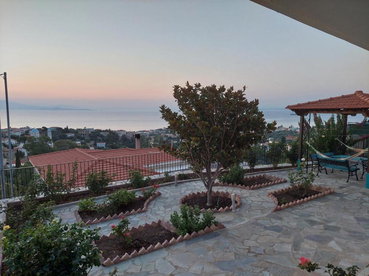 Depys' View Villa Vrontádos Dış mekan fotoğraf