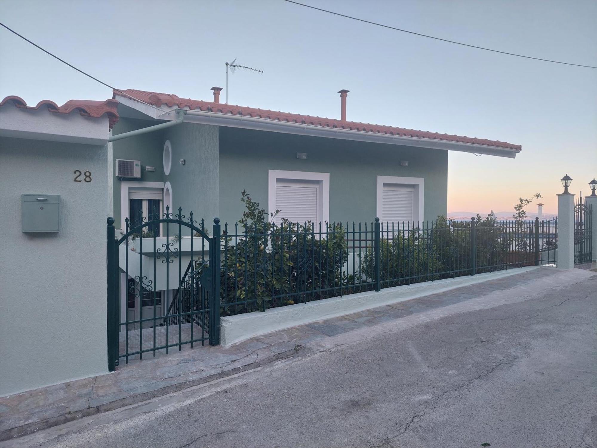 Depys' View Villa Vrontádos Dış mekan fotoğraf
